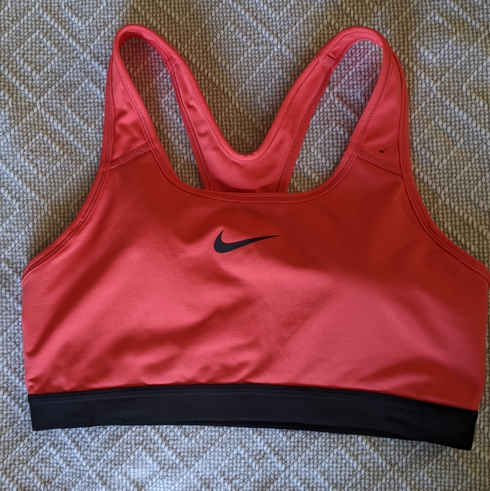 Orange Nike Sports Bra in Large